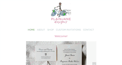 Desktop Screenshot of plainjanedesigns.com